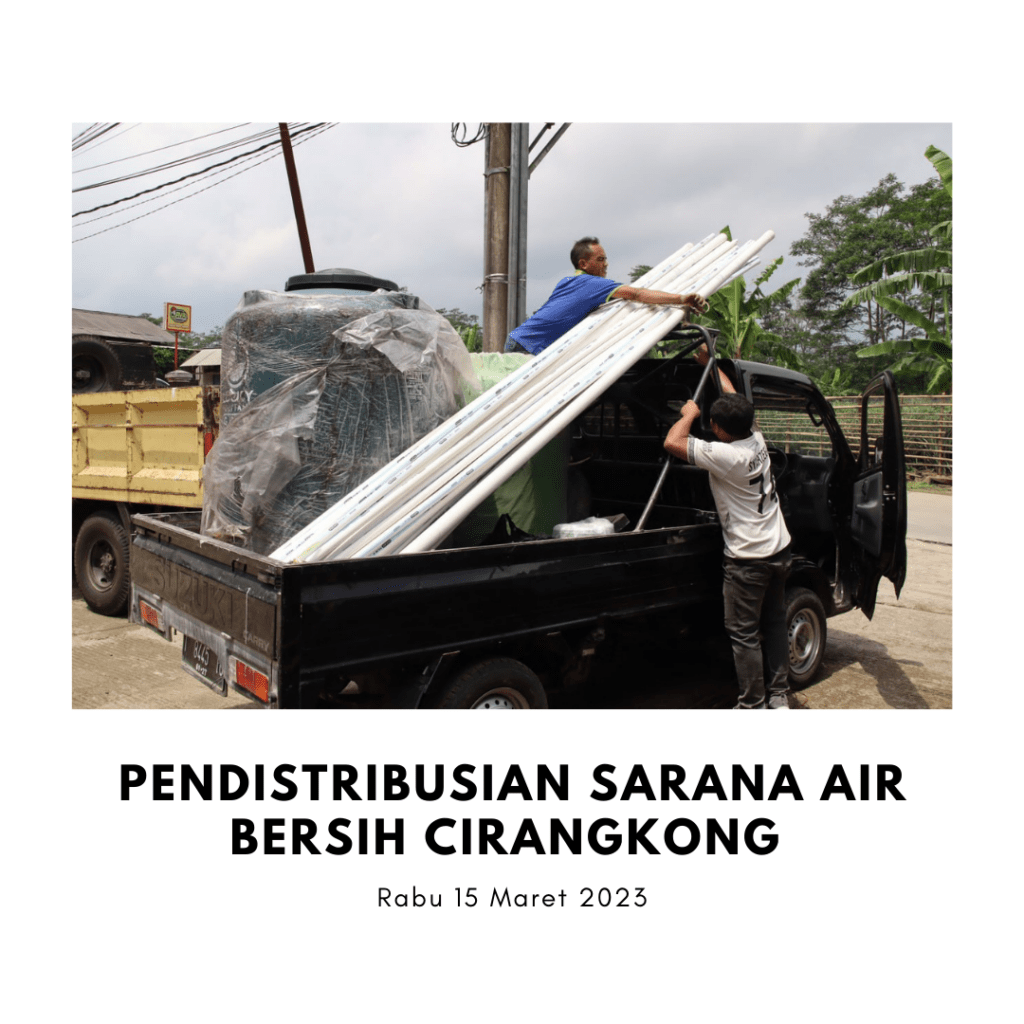 PENDISTRIBUSIAN SARANA AIR BERSIH CIRANGKONG