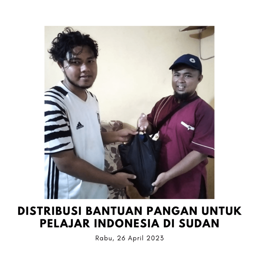 DISTRIBUSI BANTUAN PANGAN UNTUK PELAJAR INDONESIA DI SUDAN