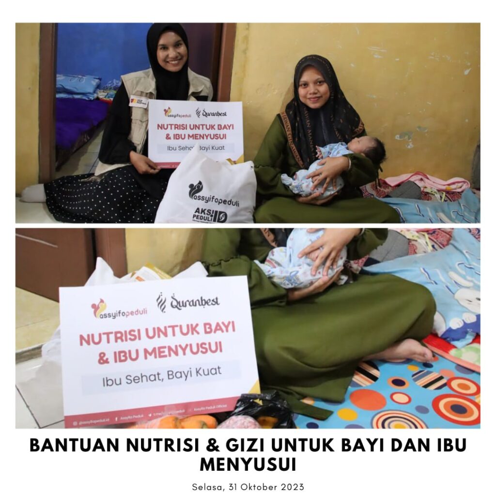Bantuan Nutrisi & Gizi Untuk Bayi dan Ibu Menyusui