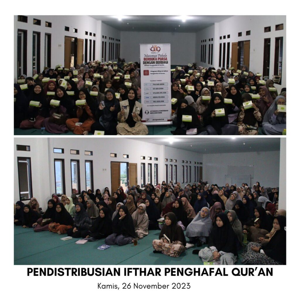 Pendistribusian Ifthar Untuk Satri Penghafal Quran