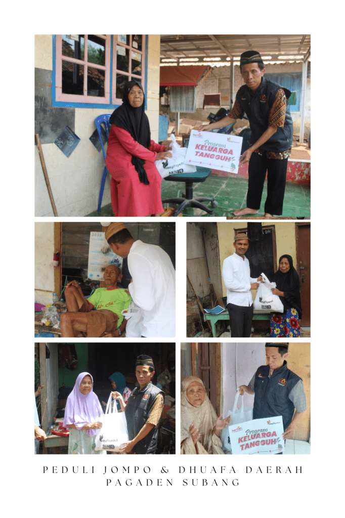 PENYALURAN PEDULI JOMPO DAN DHUAFA DAERAH PAGADEN
