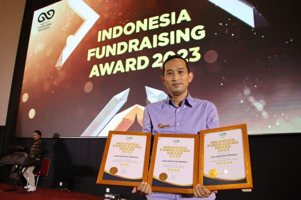 LAZ Assyifa Peduli Borong 3 Penghargaan Indonesia Fundraising Award 2023