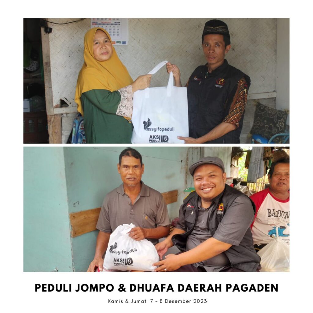 Peduli Jompo dan Dhuafa Daerah Pagaden Subang