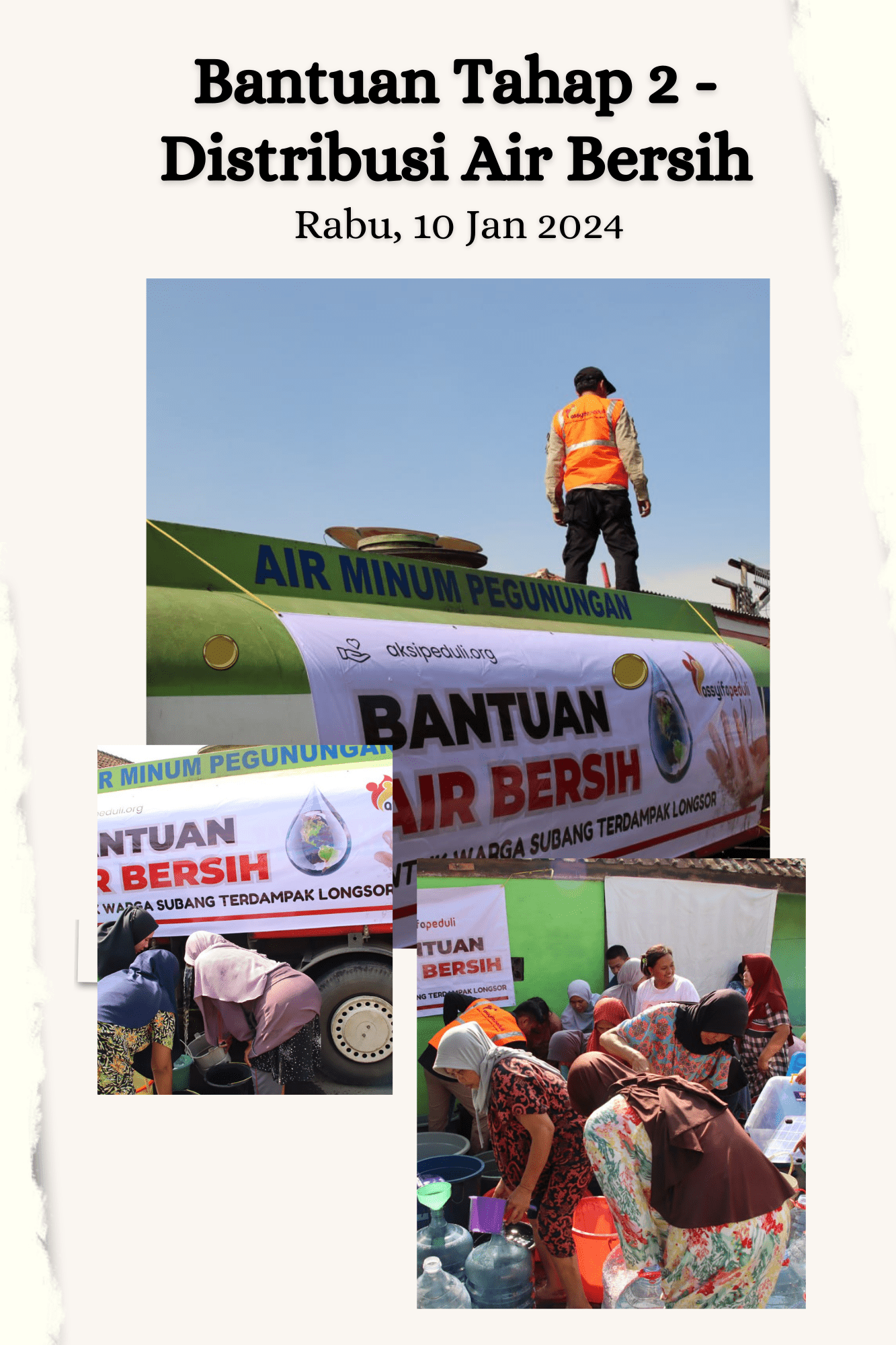 Distribusi Air Bersih