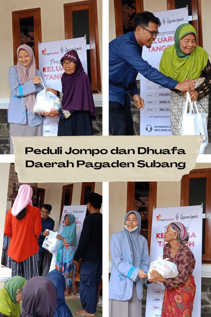Peduli Jompo dan Dhuafa Daerah Pagaden Subang