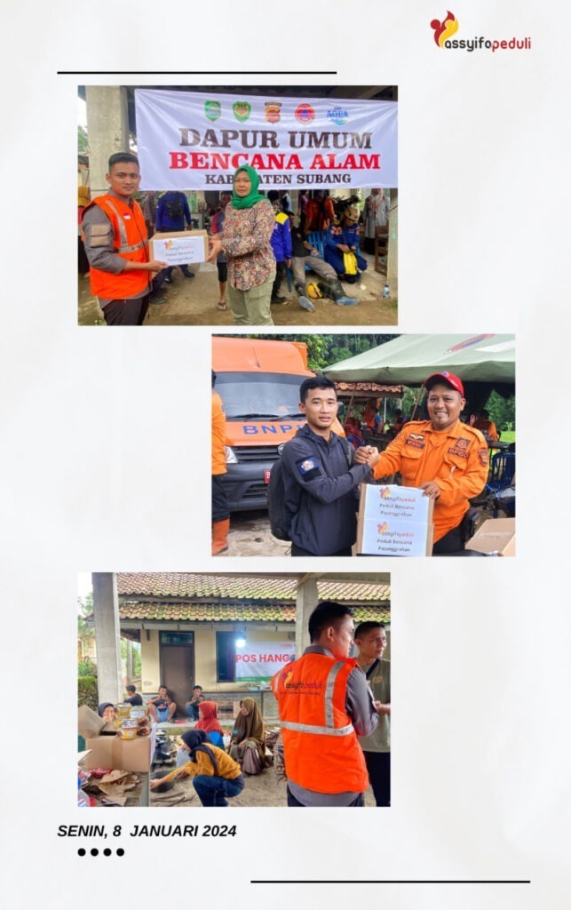 Pendistribusian Bantuan Galang Dana Korban Longsor Bagian 1