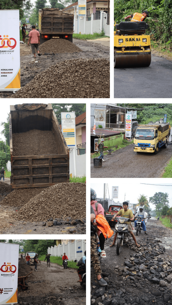 REALISASI PENGASPALAN JALAN ARAH KUMPAY