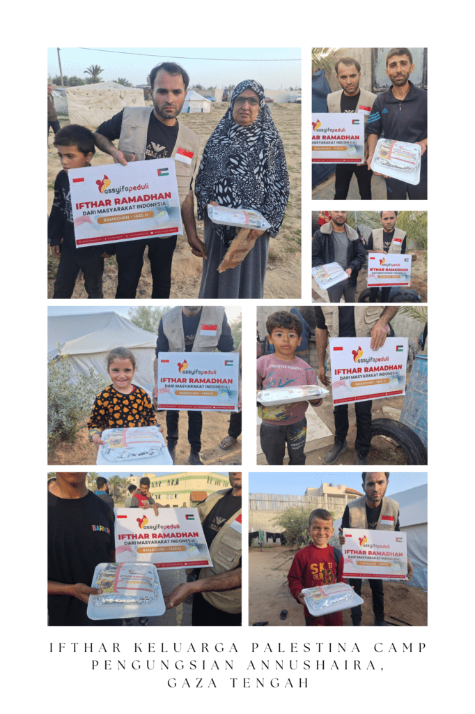 IFTHAR KELUARGA PALESTINA CAMP PENGUNGSIAN Annushaira, Gaza Tengah IFTHAR KELUARGA PALESTINA CAMP PENGUNGSIAN Annushaira, Gaza Tengah