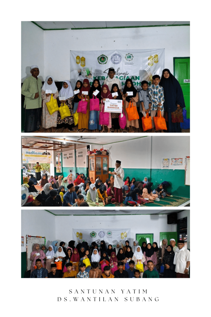 SANTUNAN DAN KADO LEBARAN YATIM DESA WANTILAN
