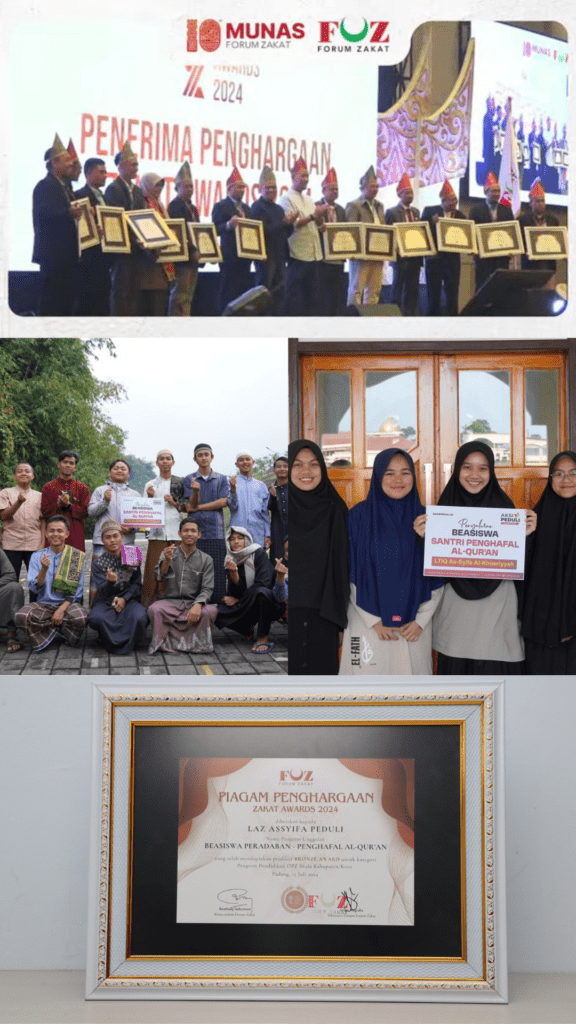 Assyifa Peduli Raih Penghargaan Zakat Award 2024