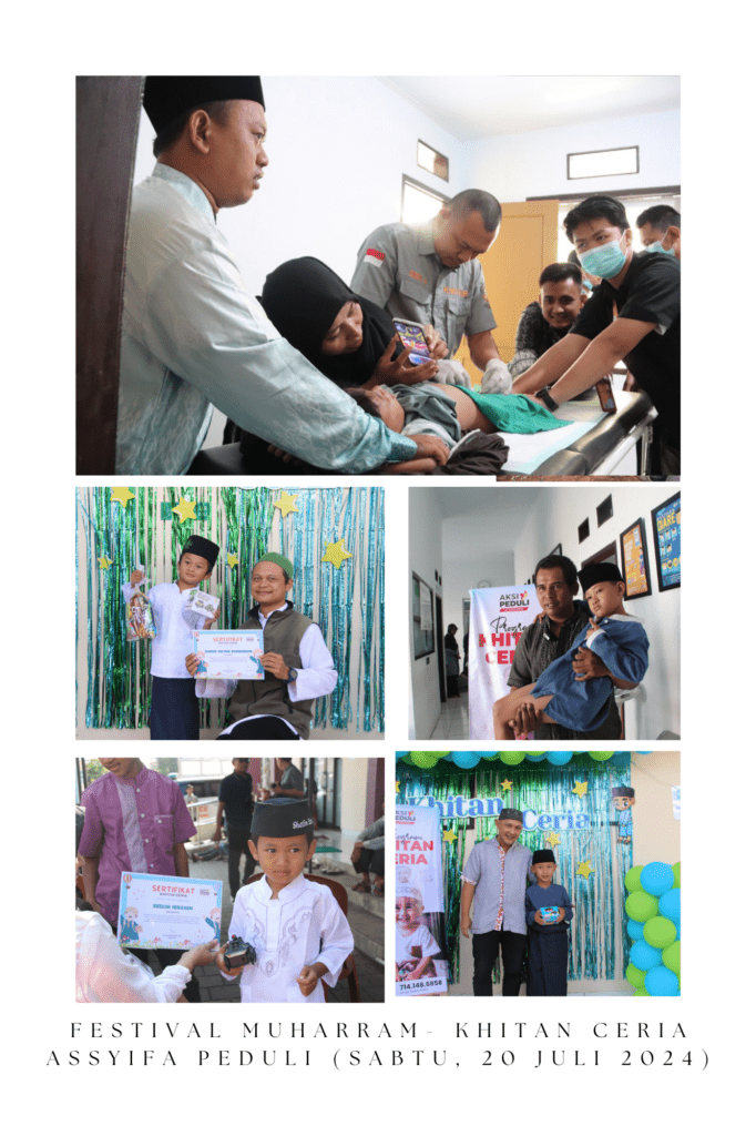 Penyaluran Program Festival Muharram 1446 H – Khitan Ceria Penyaluran Program Festival Muharram 1446 H – Khitan Ceria