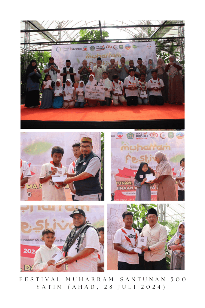 Penyaluran Program Festival Muharram 1446 H – Santunan dan Rihlah 500 Yatim