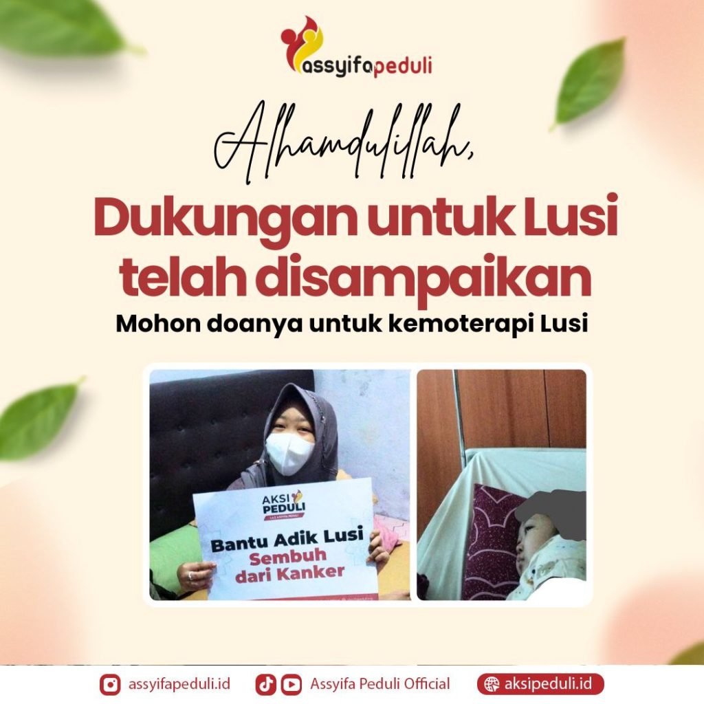 Laporan Penyaluran Bantuan Kesehatan untuk Adik Lusi