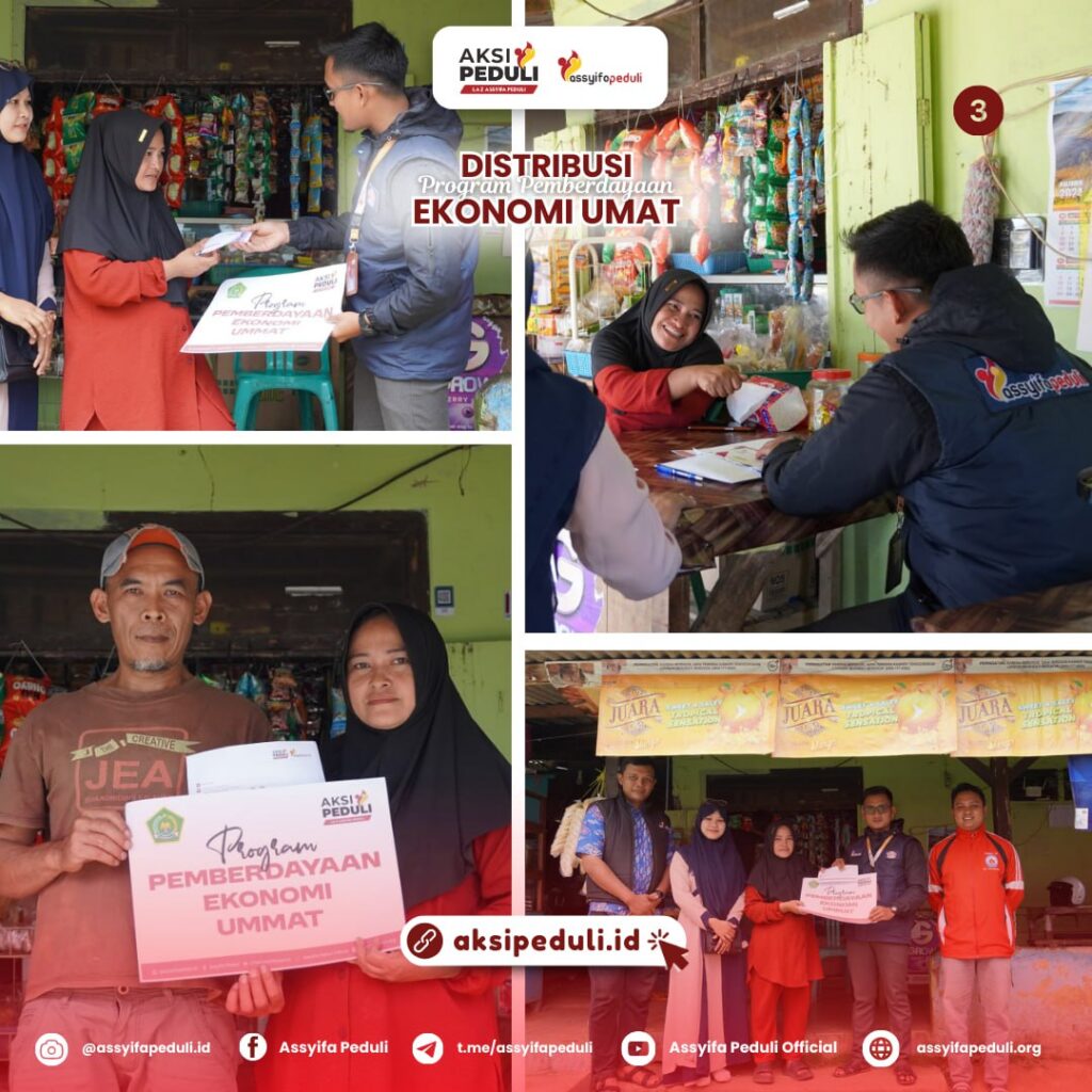 PENYALURAN ZAKAT – PROGRAM PEMBERDAYAAN EKONOMI UMMAT