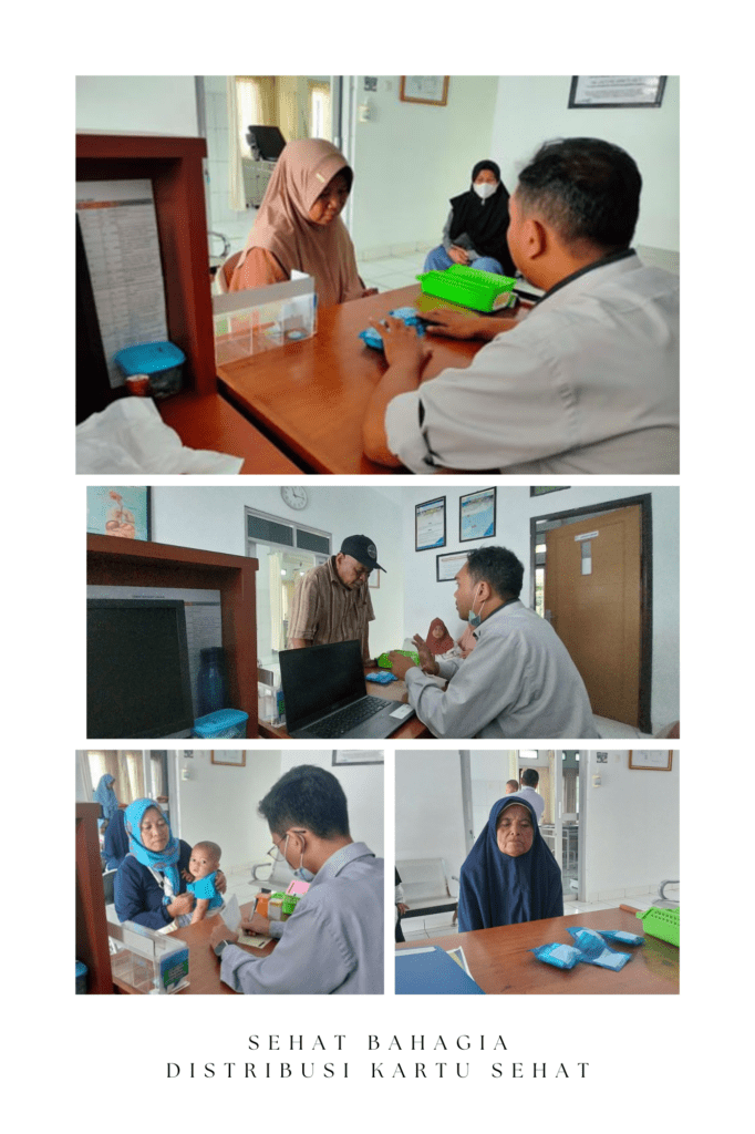 Pemberian Kartu Sehat Bahagia untuk masyarakat