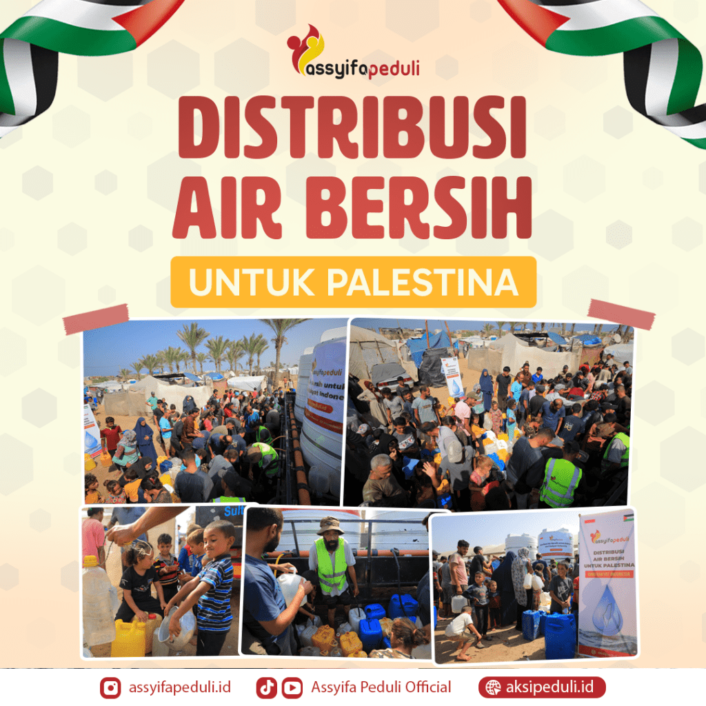 Tahap 6 – Penyaluran Program Air Bersih untuk Palestina