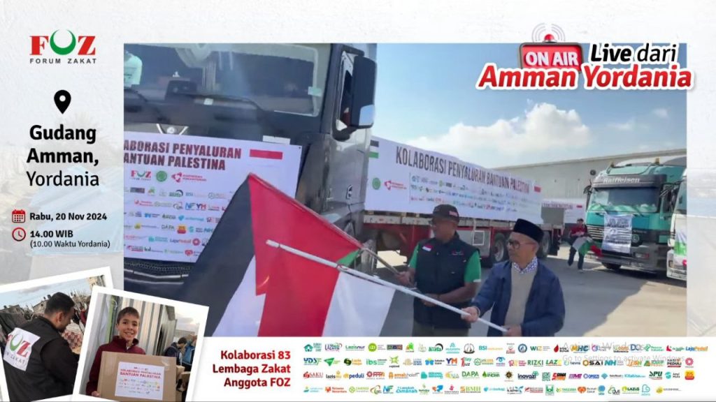 Assyifa Peduli Bersama 82 OPZ Berangkatkan Bantuan Kemanusiaan Palestina