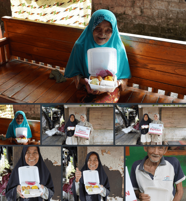DISTRIBUSI PROGRAM FIDYAH UNTUK LANSIA KUMPAY