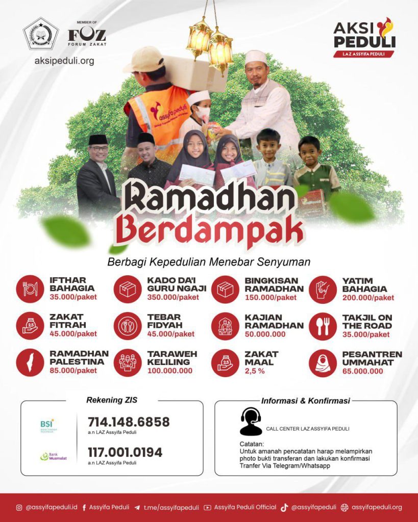 Ramadhan Berdampak: Assyifa Peduli Targetkan 40.000 Penerima Manfaat pada Ramadhan 1446 H