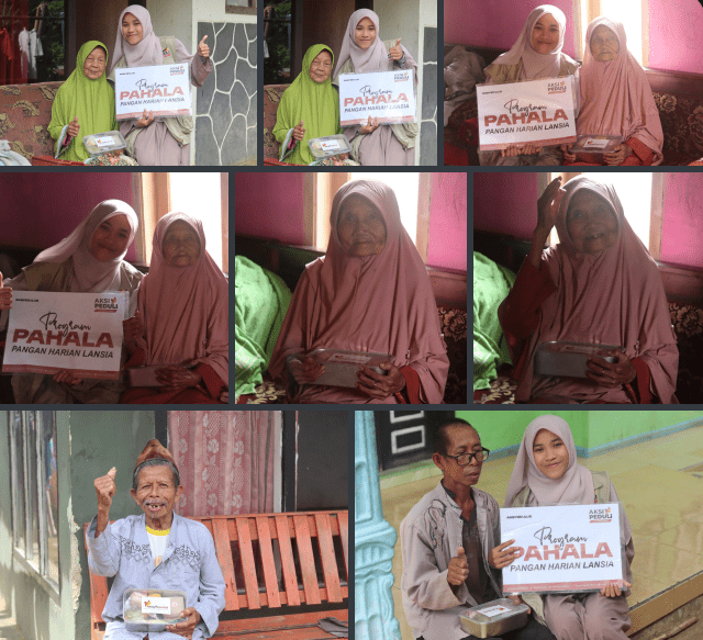 PENDISTRIBUSIAN PROGRAM PANGAN HARIAN LANSIA
