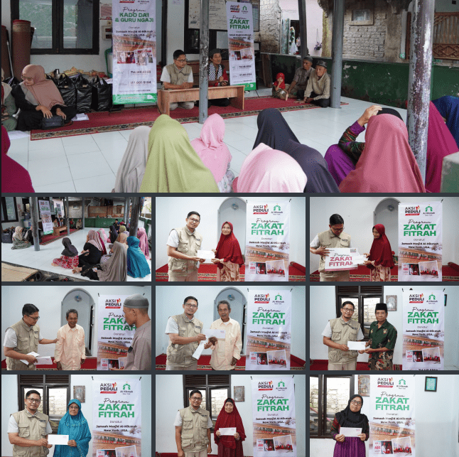 PENYALURAN PROGRAM ZAKAT FITRAH DARI JAMAAH MASJID AL-HIKMAH NEW YORK, USA