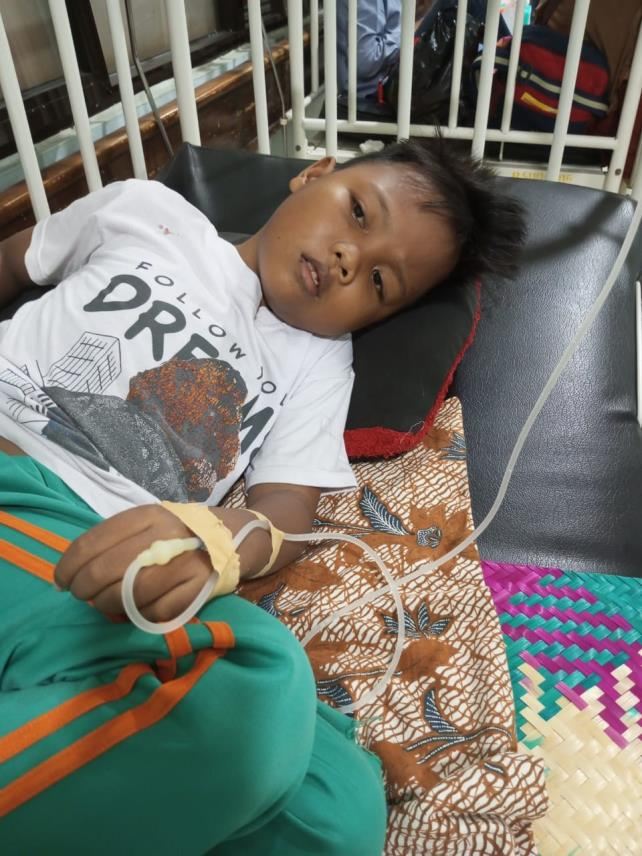 Penyaluran Taawun Kesehatan untuk Revaldo (Murid Ibnu Khaldun)