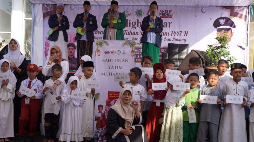 Tabligh akbar dan santunan yatim bersama desa tambakmekar spesial muharram