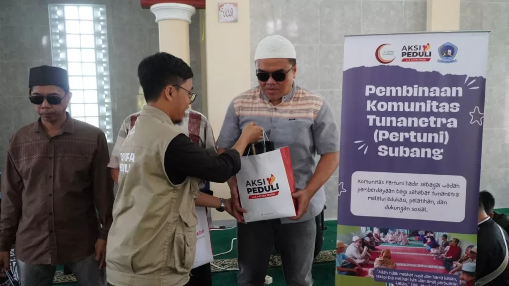 Penyaluran Bingkisan & Pembinaan Pekanan Komunitas  Pertuni (persatuan tunanetra Indonesia) “Menyapa dengan  hati”