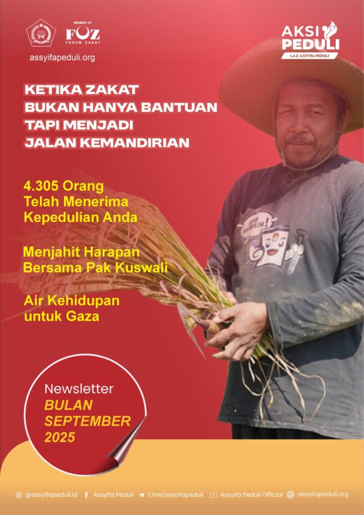 Newsletter Bulan September LAZ Assyifa Peduli