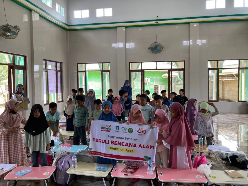 Bantuan untuk PTQ Ibnu Hasan, Tamiang, Aceh