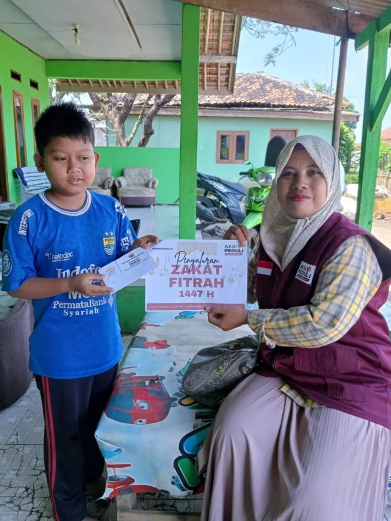 Zakat Fitrah Mitra SalurVia Ikhsan Nuryamin Gunung Halu Bandung