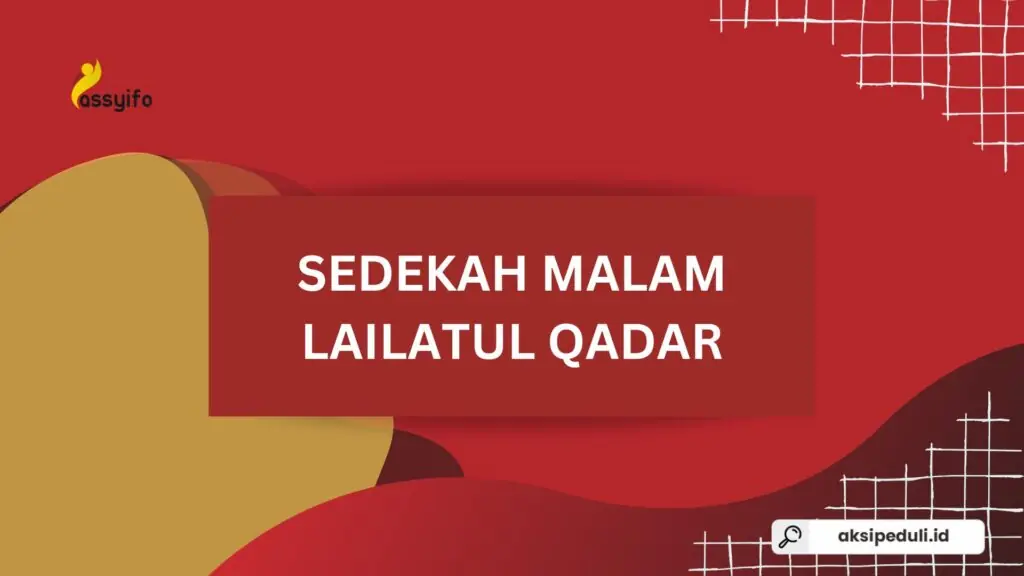 Sedekah Malam Lailatul Qadar