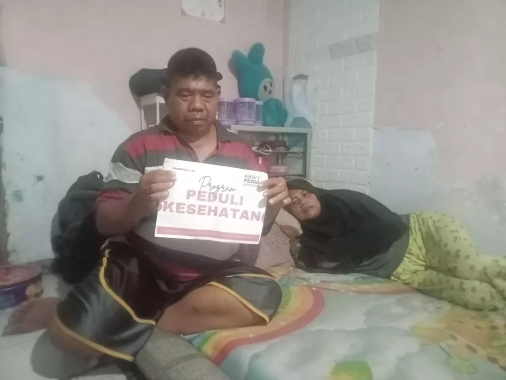 Penyaluran Bantuan Kesehatan Bu Cahyati, istri Pa Jaja Scurity Assyifa Green Garden, Sakit Jantung yang harus pasang Ring, Bantuan Kesehatan