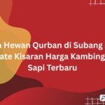 Harga Hewan Qurban di Subang 2026