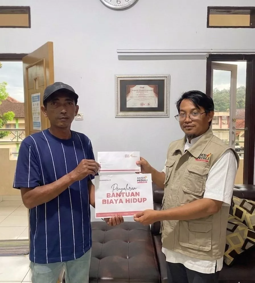 Senyum Syukur Bapak Aman Berkat Zakat Maal Anda