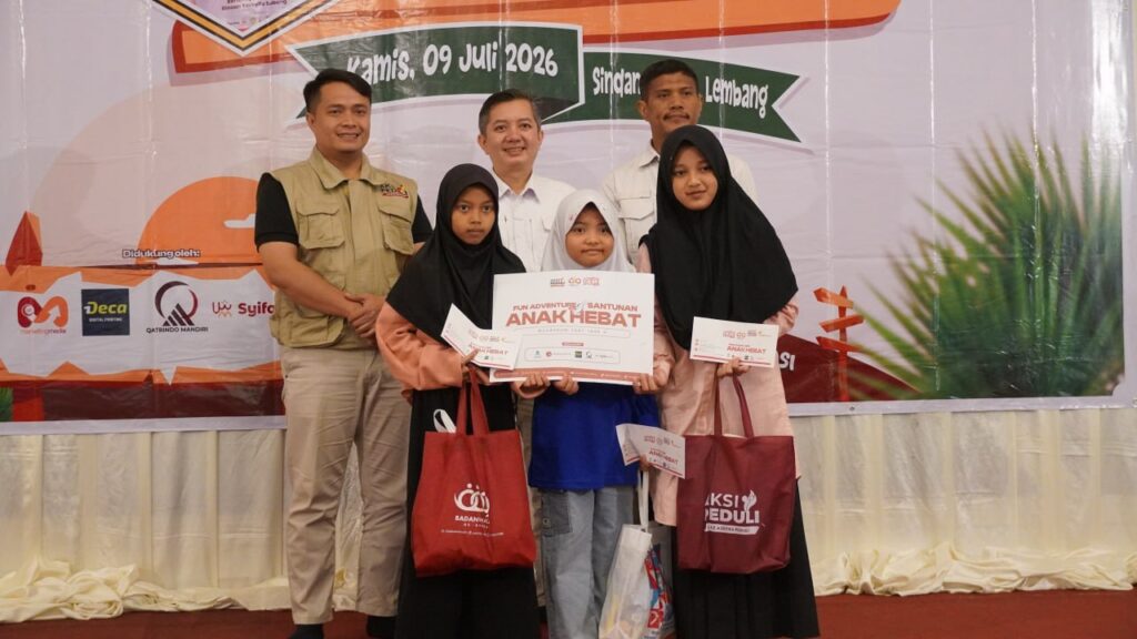 Sedekah Muharram Sahabat Peduli Hadirkan Senyum 60 Anak Yatim di Sindang Reret