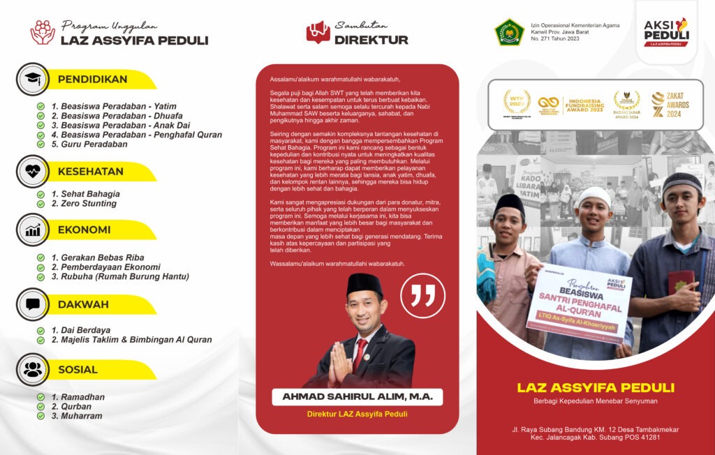 Brosur profil laz assyifa peduli 