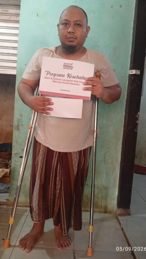Alhamdulillah, Bantuan Tahap 1 untuk Kesembuhan Pak Irawan Telah Disalurkan!