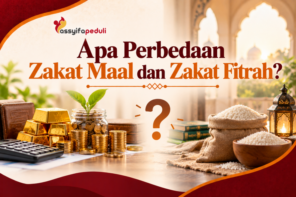 perbedaan zakat maal dan zakat fitrah