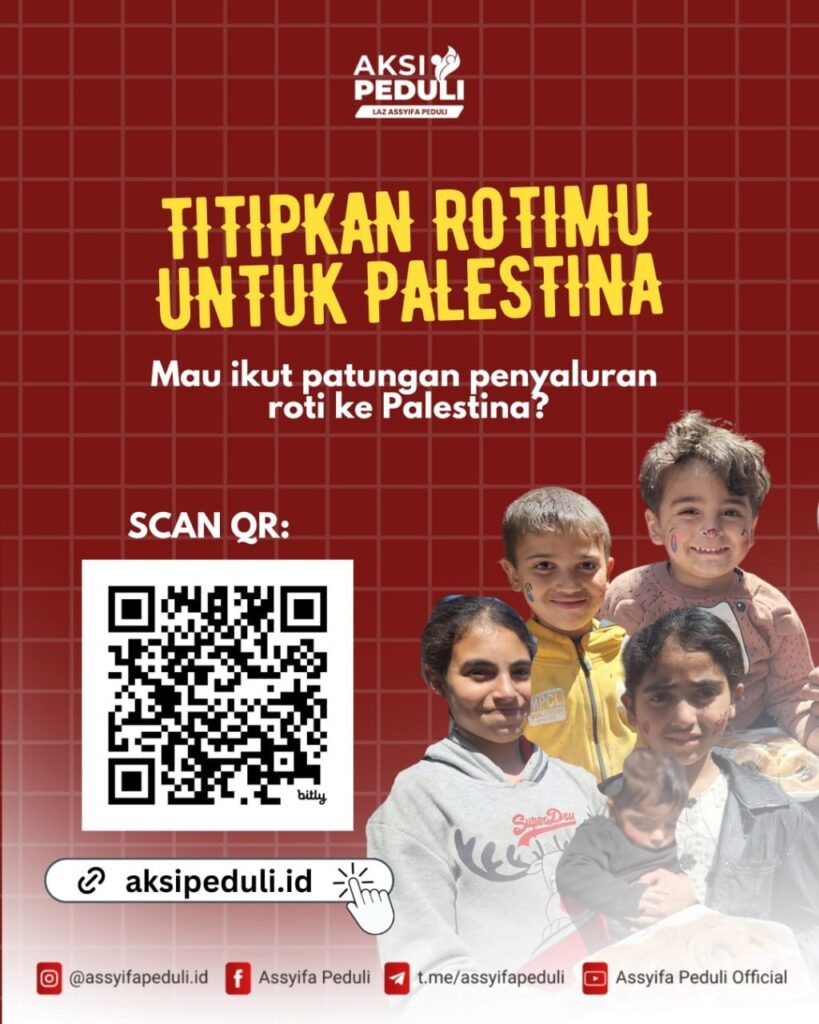 Donasi Makanan untuk Palestina, LAZ Assyifa Peduli Ajak Masyarakat Berbagi Roti